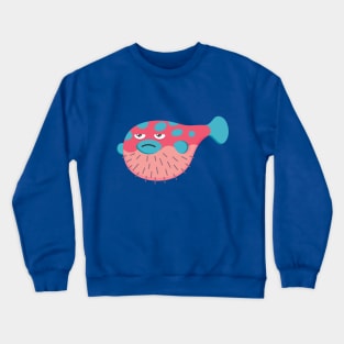 Grumpy Blowfish 2 (the Revenge!) Crewneck Sweatshirt